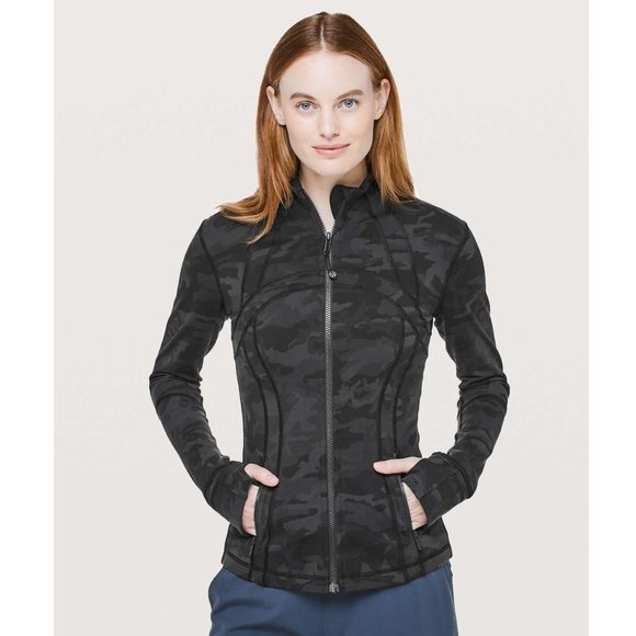 Lululemon Define Jacket / Size 6 / Incognito Camo Multi Grey Luon Slim Fit - Picture 1 of 8